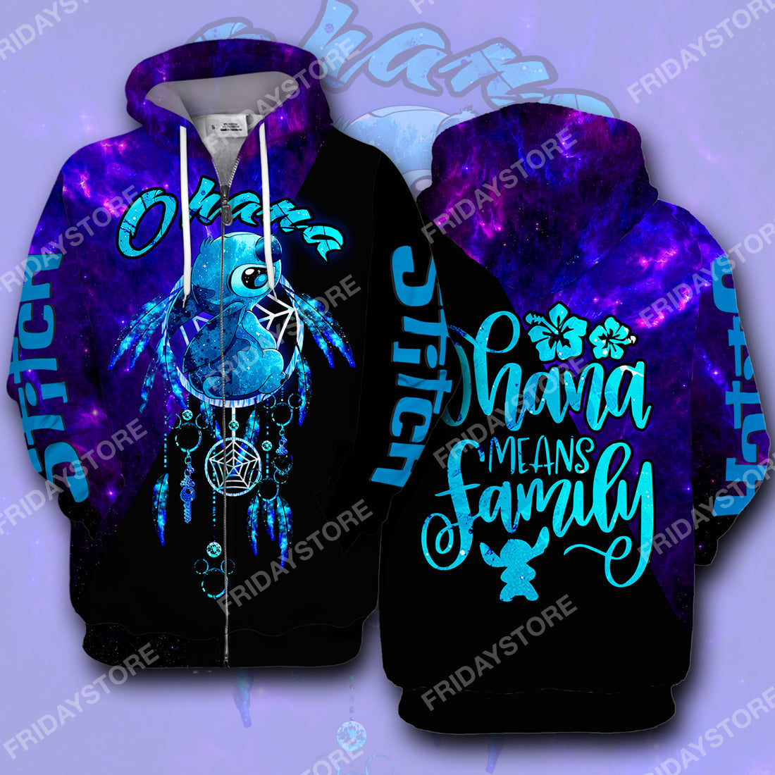 LAS T-shirt Ohana Means Family Dreamcatcher T-shirt Amazing DN Stitch Hoodie Sweater Tank