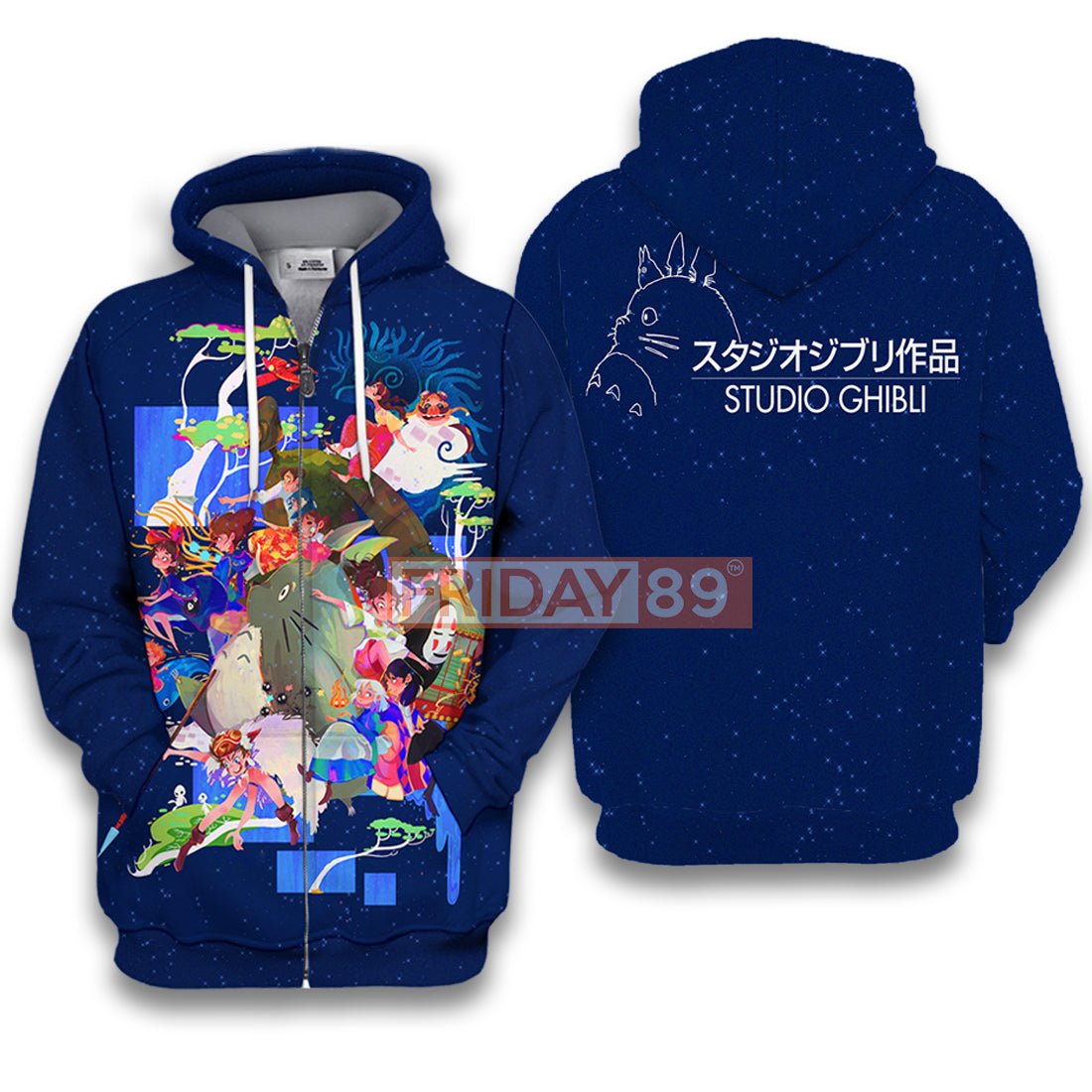 S.Ghibli Hoodie SG S.Ghibli Japan Anime All Characters Chibi T-shirt Cute S.Ghibli Hoodie Sweater Tank