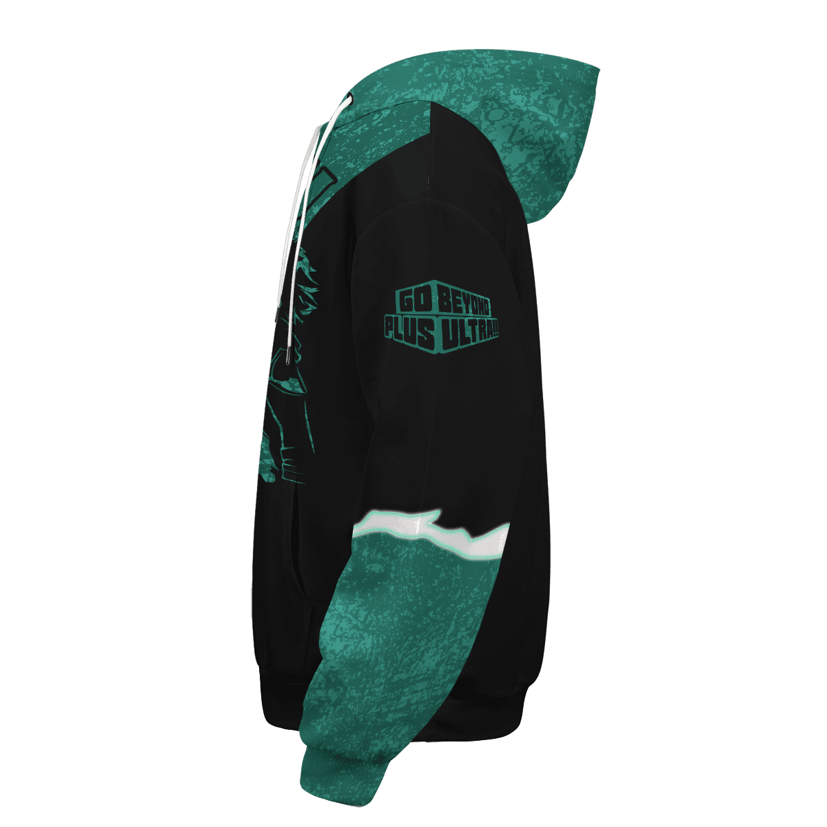 My Hero Academia Hoodie Boku No Hero Academia Apparel Izuku Midoriya Green Black Hoodie