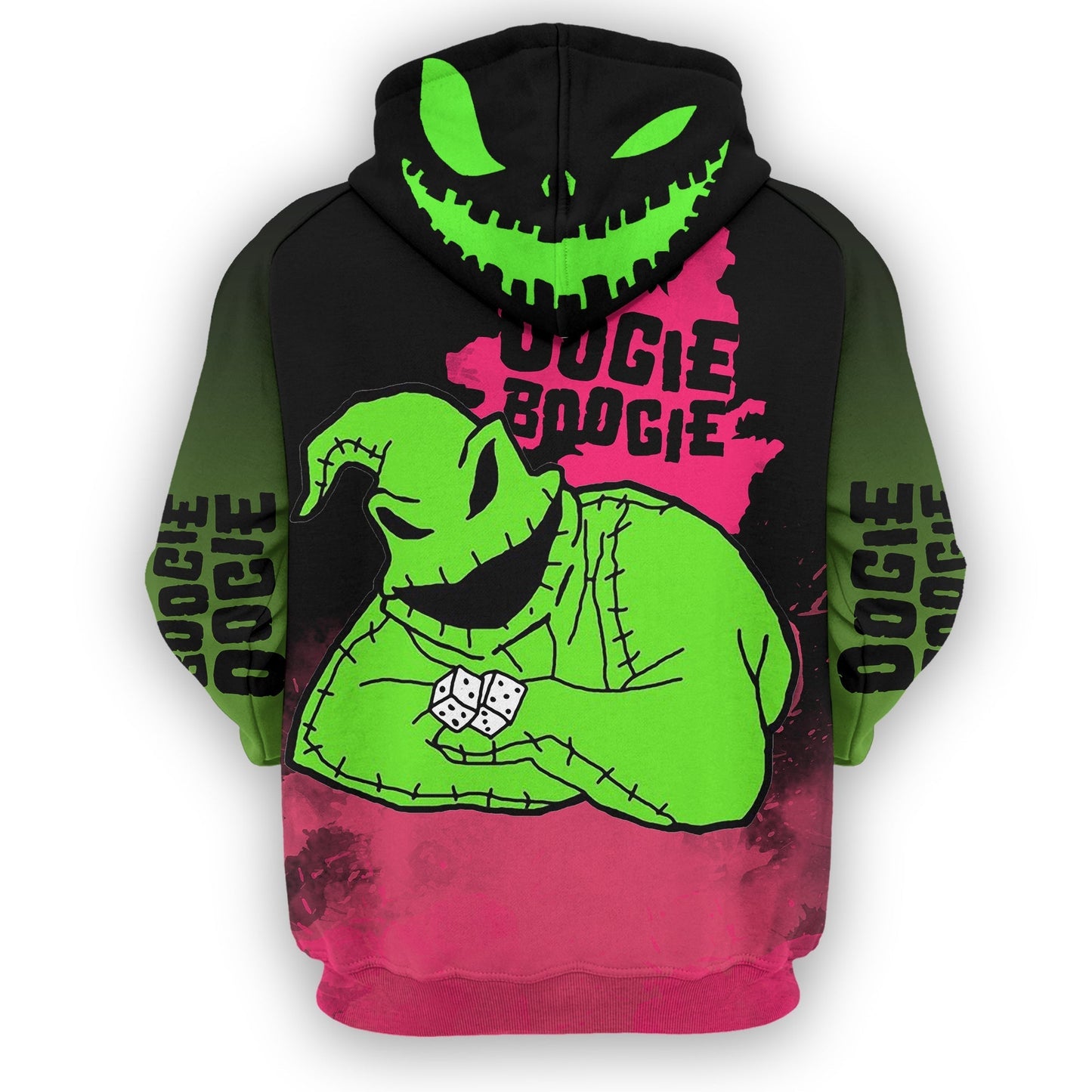 TNBC T-shirt Oogie Boogie Black Green Hoodie