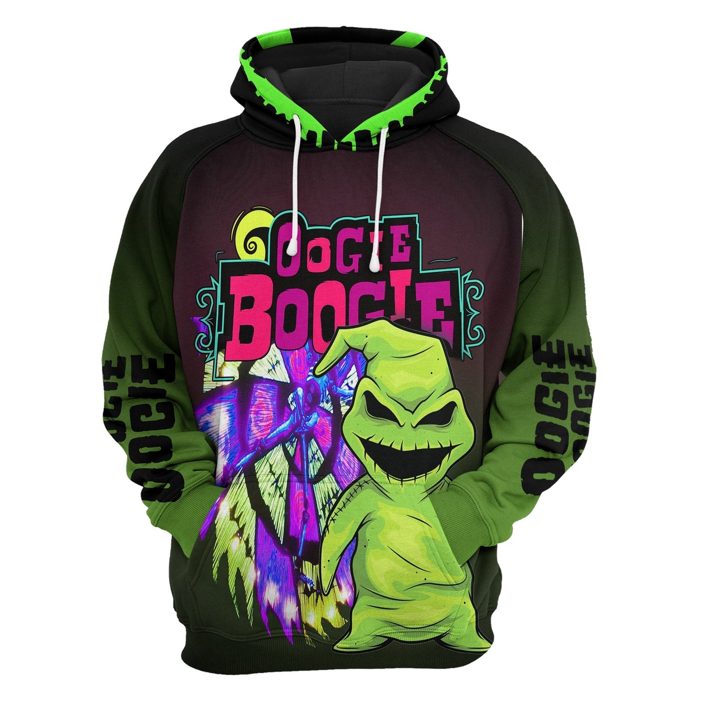 TNBC T-shirt Oogie Boogie Black Green Hoodie