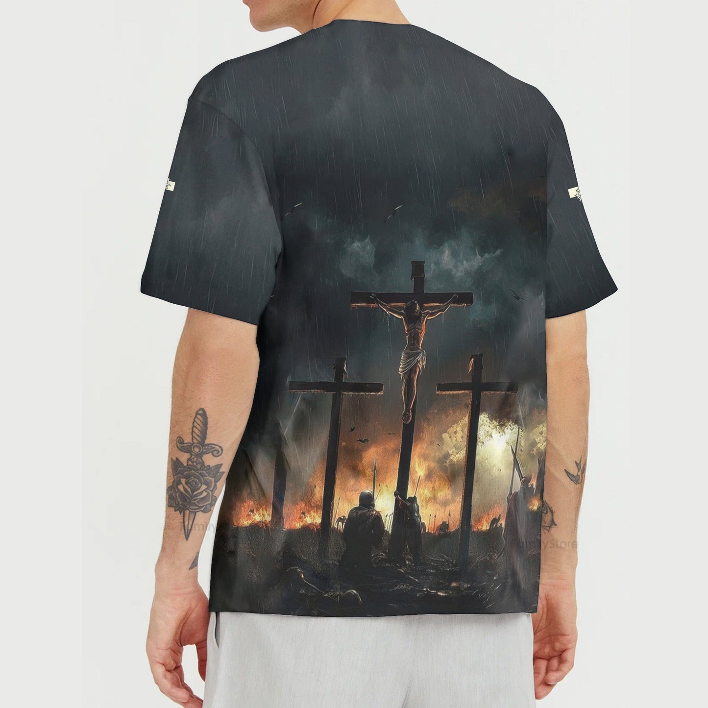 Man Of God Cross 3D TShirt