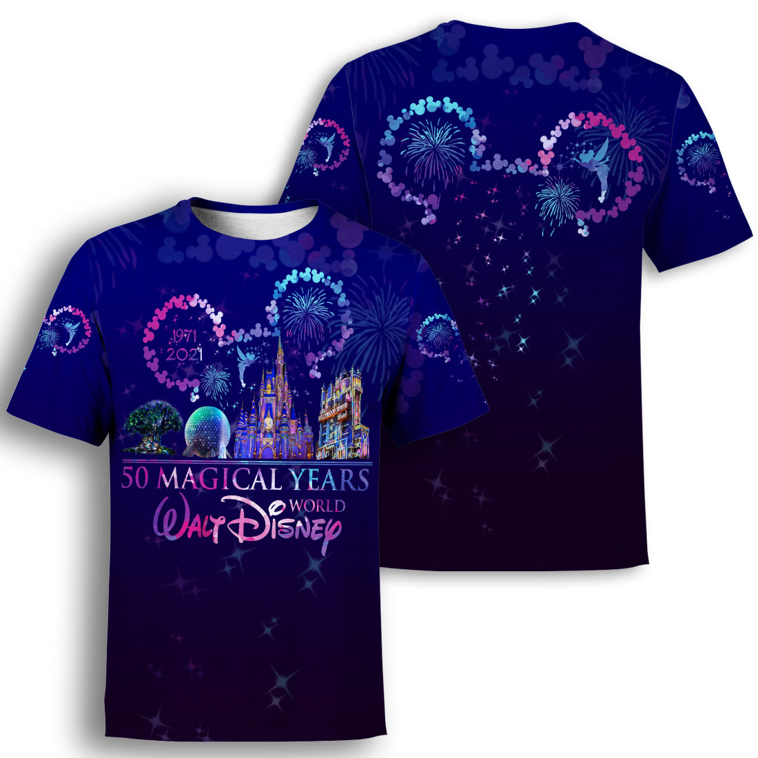 DN T-shirt 50 Magical Years Walt DN World Hoodie DN Hoodie