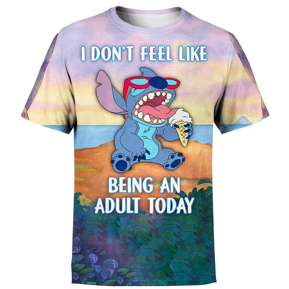 Stitch T-shirt Don't Feel Like Being An T-shirt DN Hoodie Sweater Tank