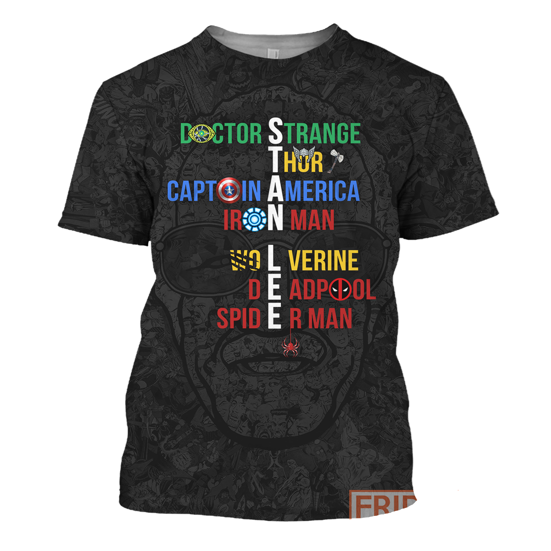 Stan Lee Hoodie SL Super Heroes Name T-shirt MV Stan Lee Shirt Sweater Tank 2025
