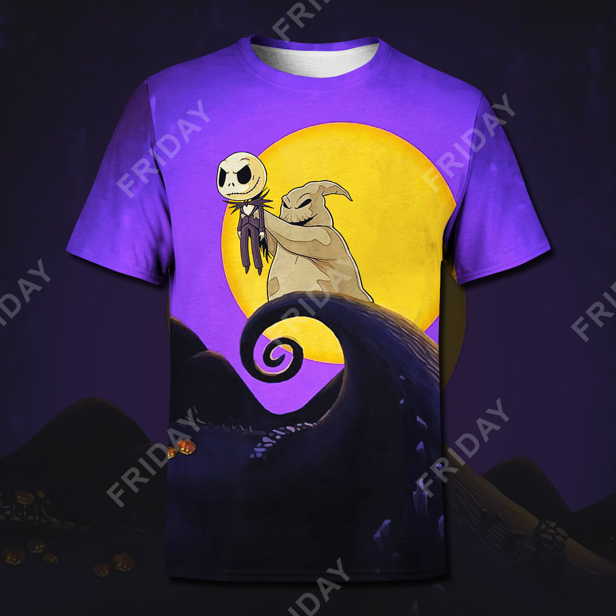 TBNC T-shirt Oogie Holing Baby Pumpkin King Nightmare T-shirt Funny DN TNBC Hoodie Sweater Tank 2025