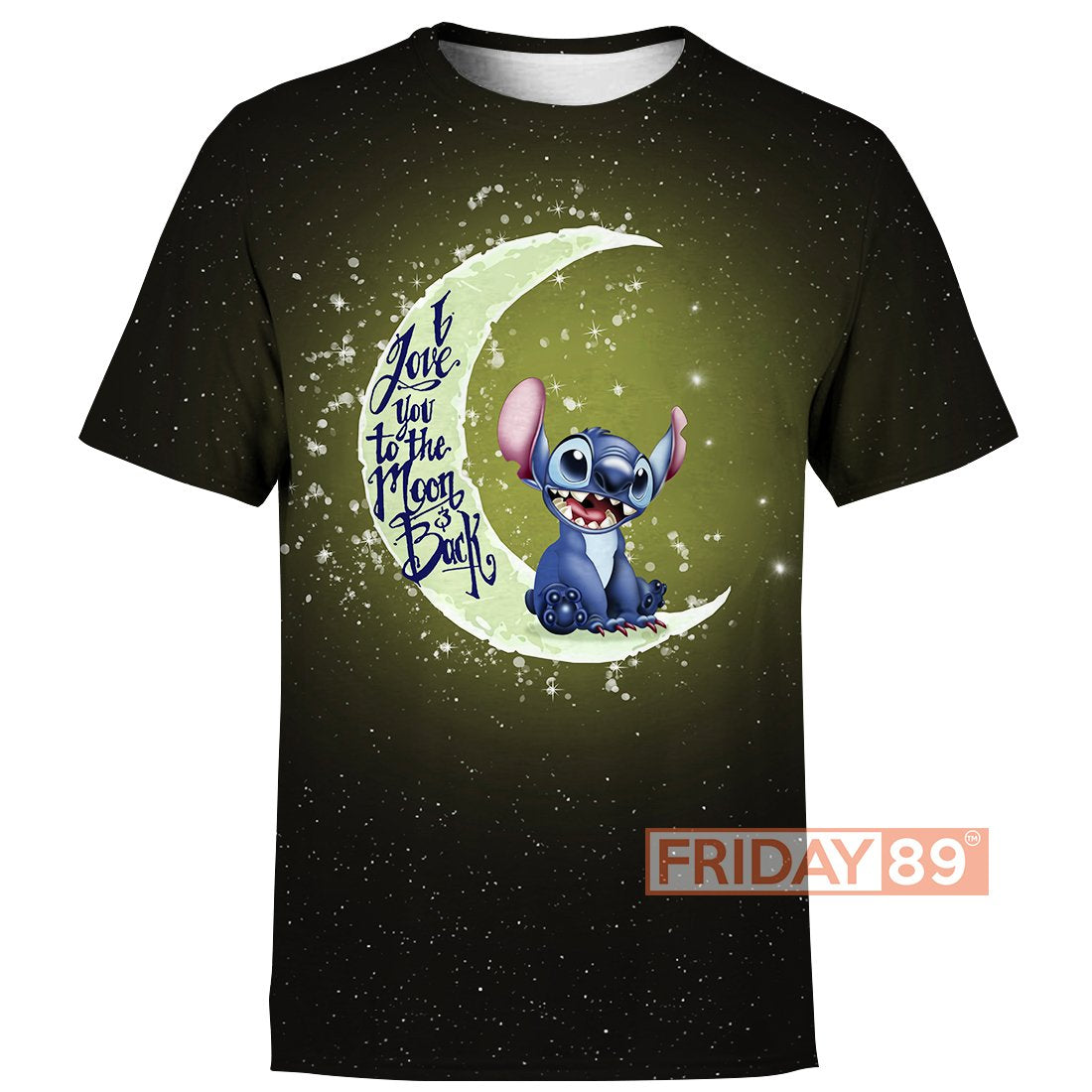 Stitch T-shirt I Love You To The Moon And Back T-shirt Hoodie