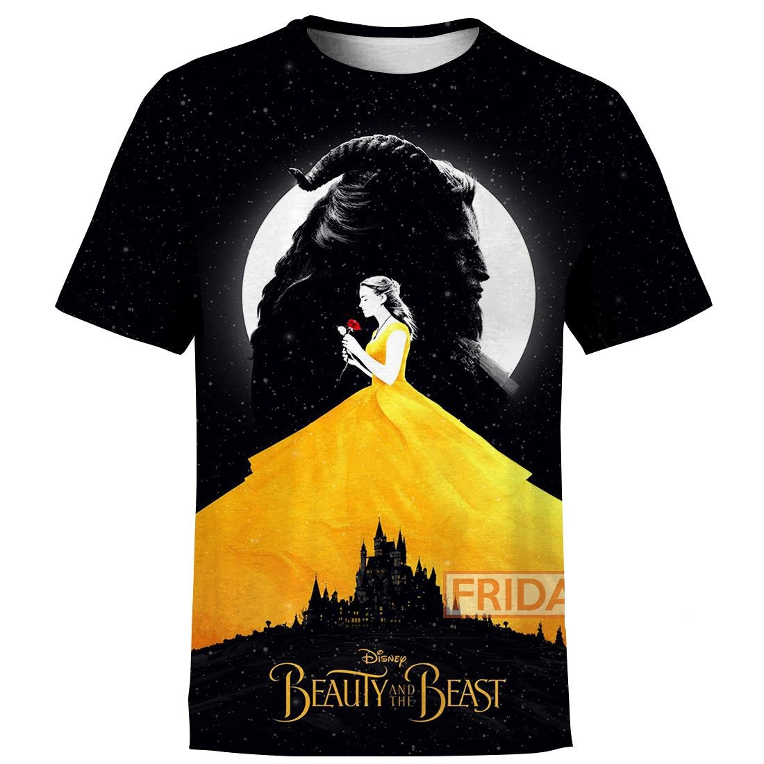 Beauty And The Beast T-shirt Beauty n The Beast Silhouette T-shirt DN Hoodie Sweater Tank