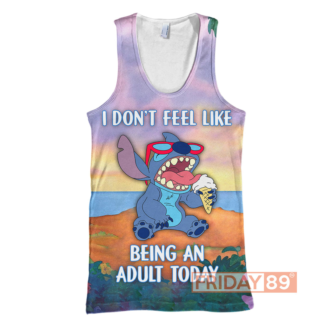 Stitch T-shirt Don't Feel Like Being An T-shirt DN Hoodie Sweater Tank