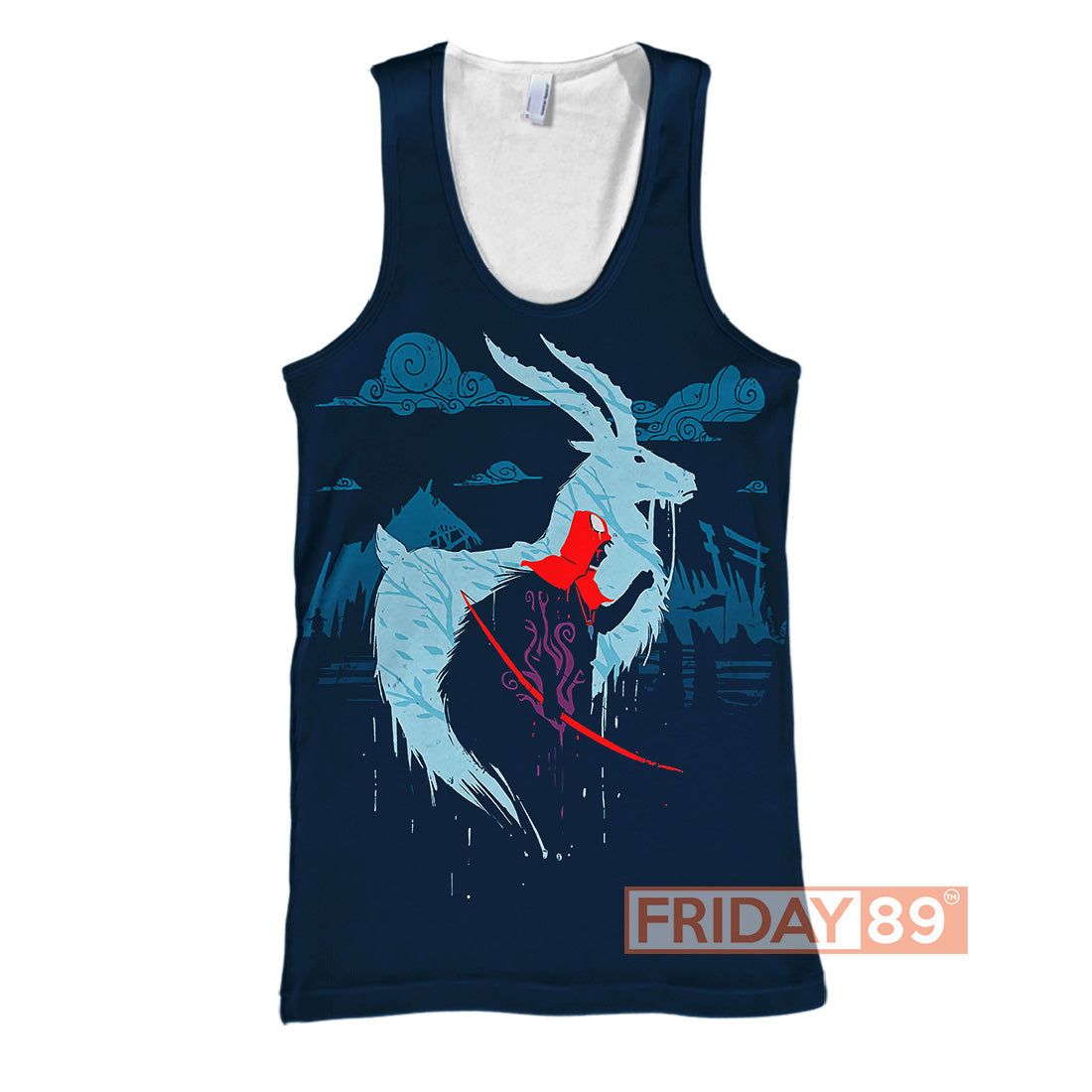 S.Ghibli Hoodie S.Ghibli Couple Princess Mononoke Ashitaka Art 3D T-shirt Awesome High Quality S.Ghibli Shirt Sweater Tank