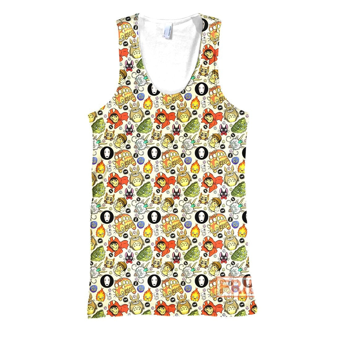 S.Ghibli Hoodie S.Ghibli All Characters Emoji Spirited Away Totoro T-shirt Amazing S.Ghibli Shirt Sweater Tank
