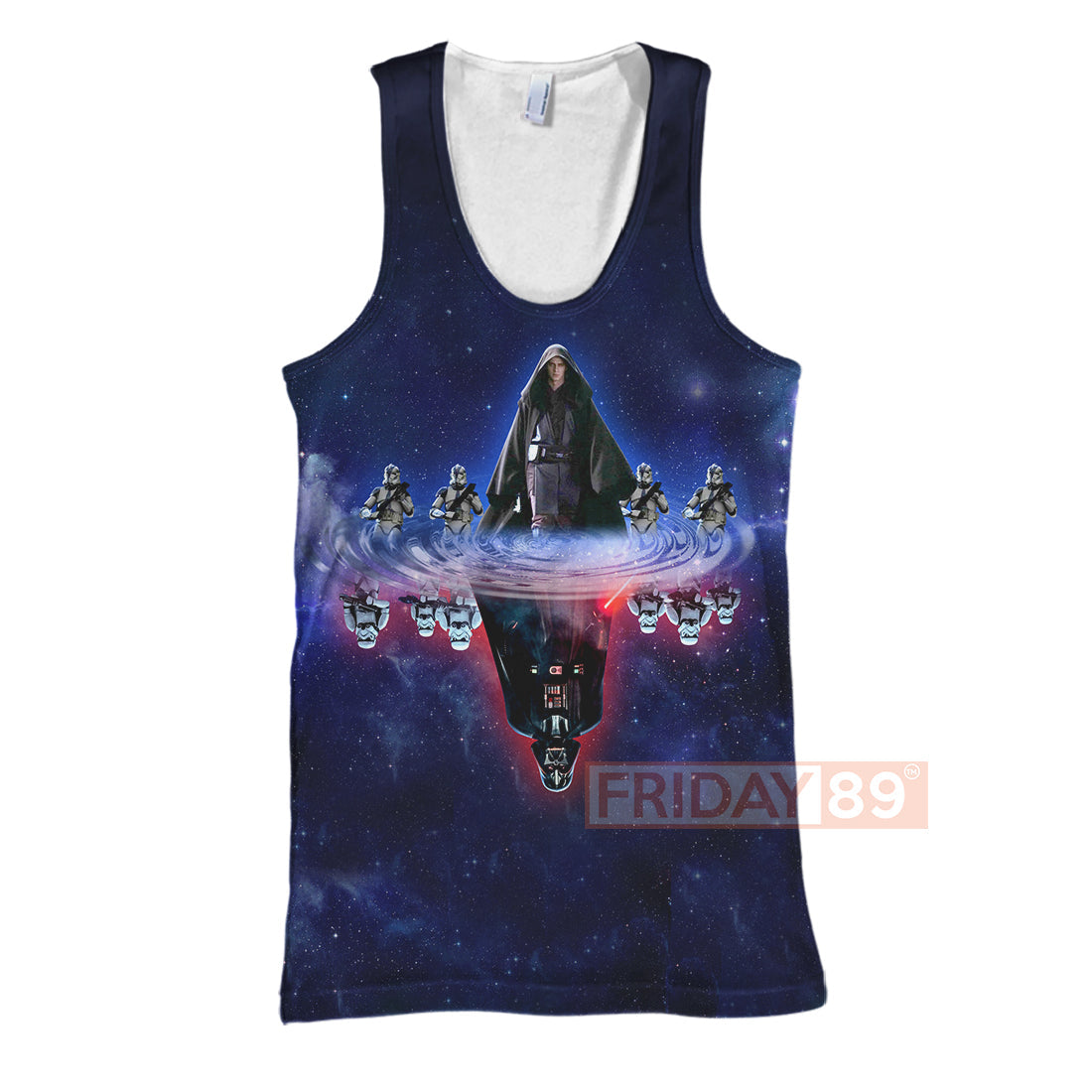 SW T-shirt Dark Side Reflection Mirror Water T-shirt Awesome SW Hoodie Sweater Tank 2024
