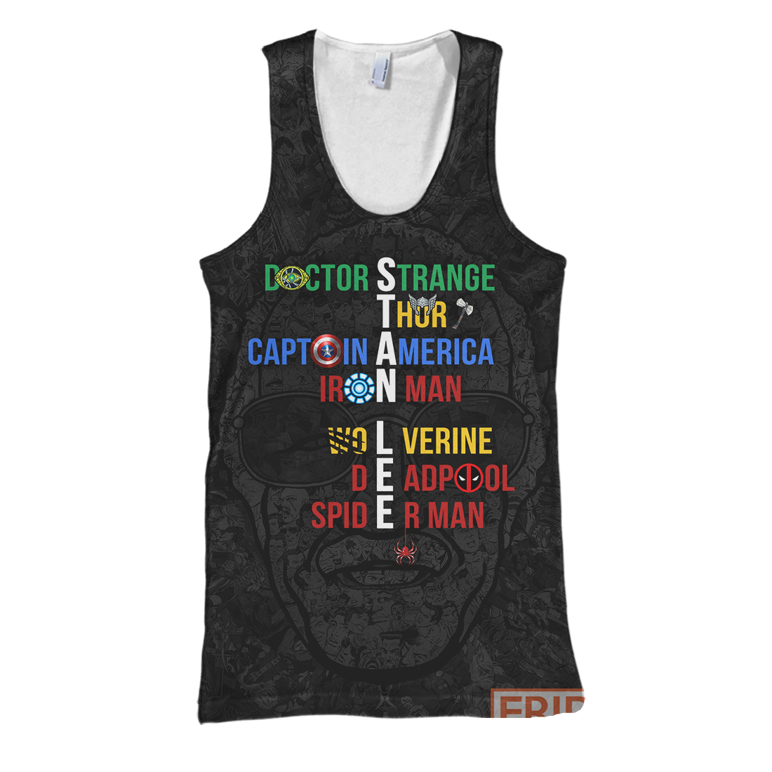 Stan Lee Hoodie SL Super Heroes Name T-shirt MV Stan Lee Shirt Sweater Tank 2026