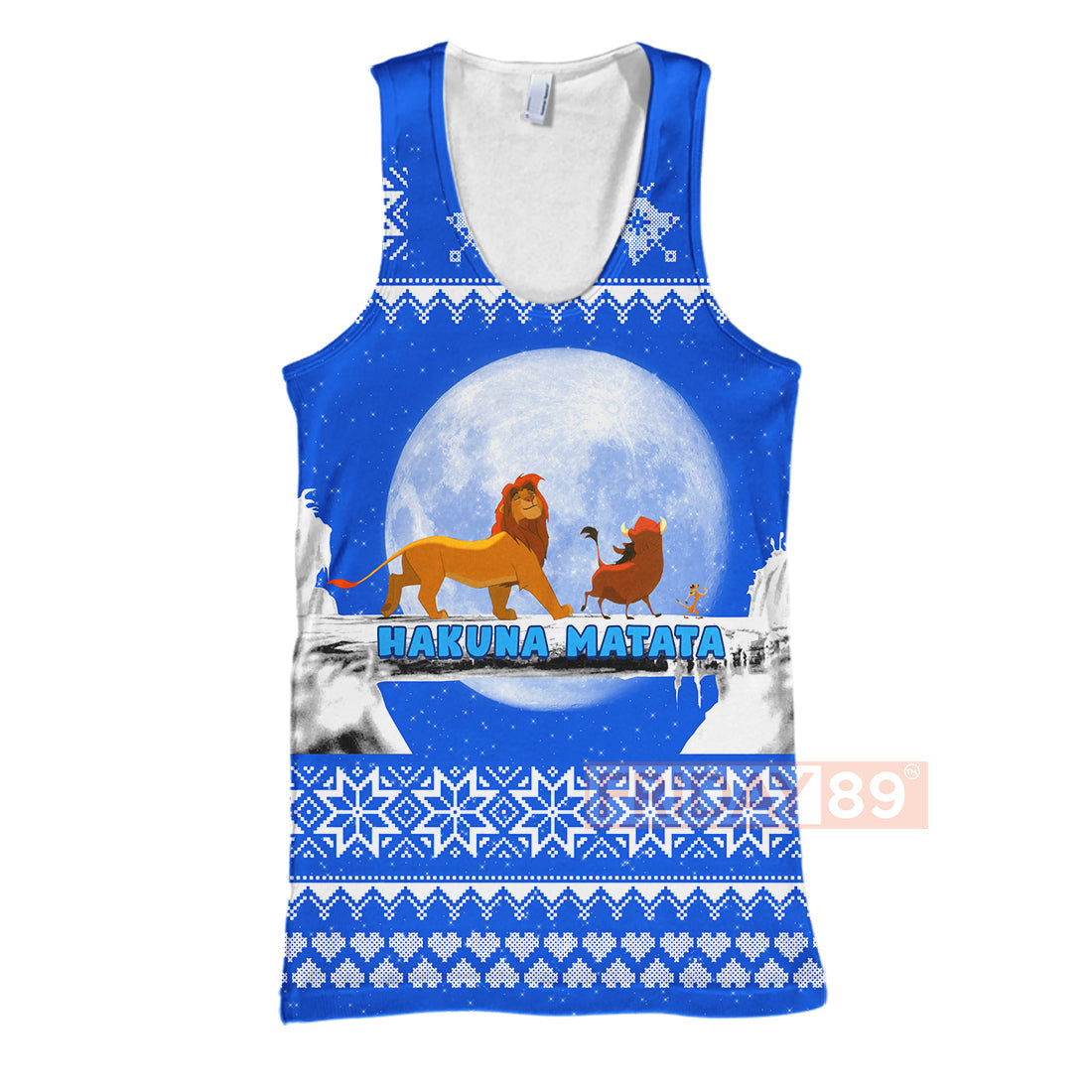 LK T-shirt Hakuna Matata Walking Christmas Pattern T-shirt DN Hoodie Sweater Tank