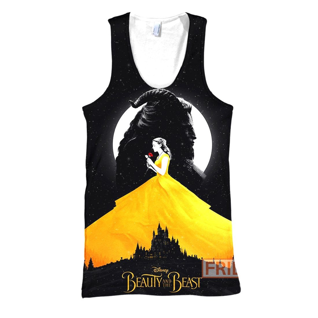 Beauty And The Beast T-shirt Beauty n The Beast Silhouette T-shirt DN Hoodie Sweater Tank