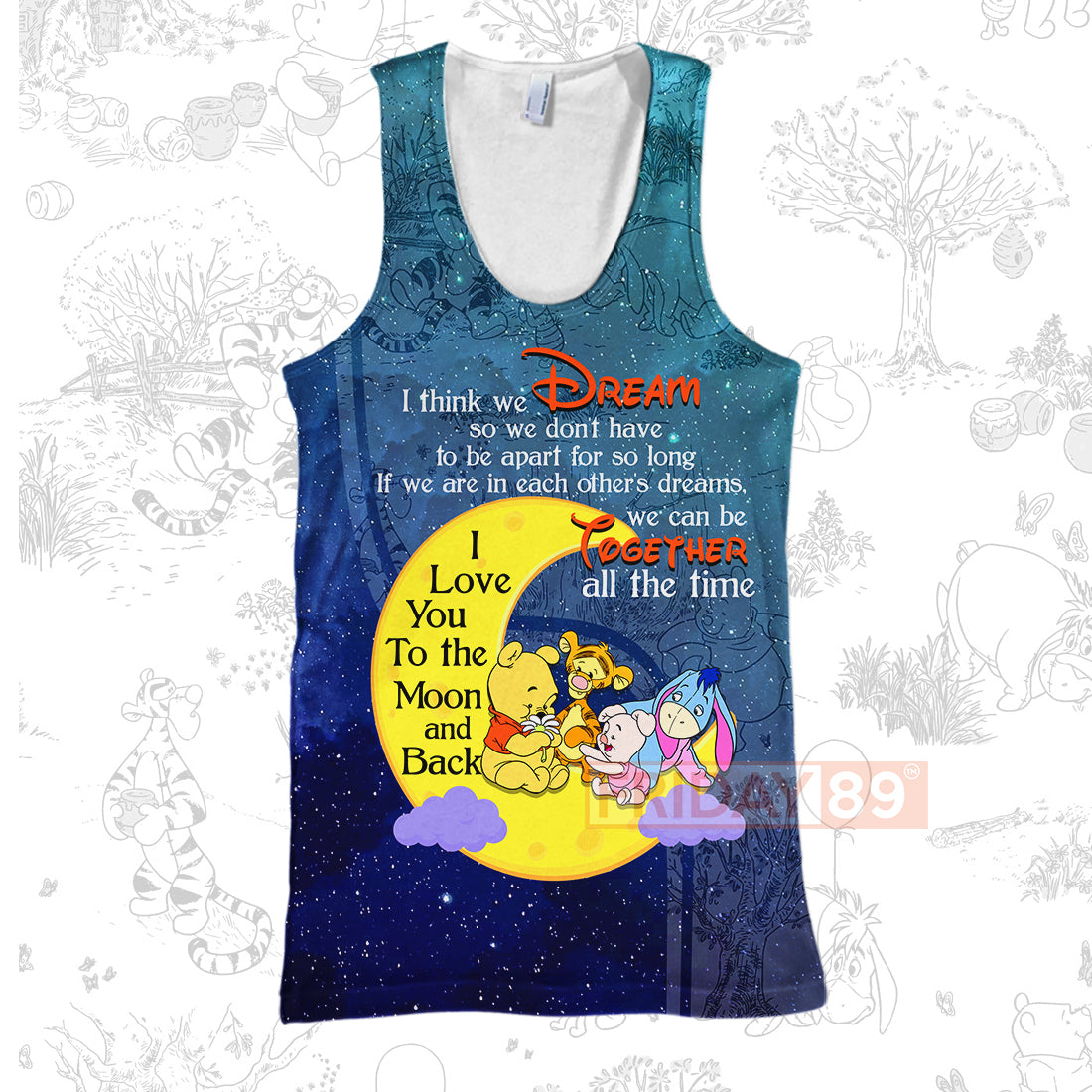 WTP T-shirt WTP I Think We Dream T-shirt Cute High Quality DN Hoodie Sweater Tank