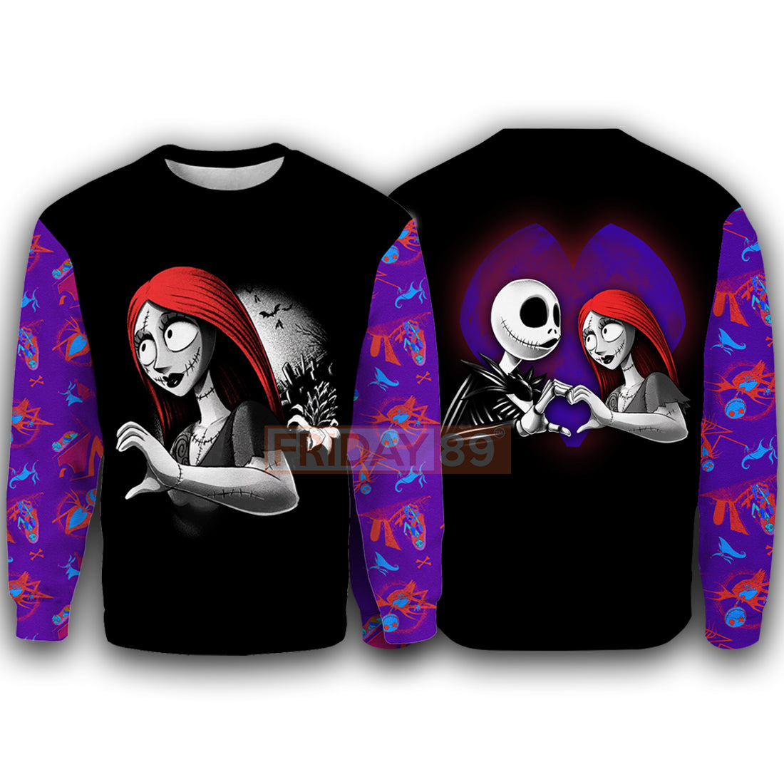TNBC T-shirt Sally - Nightmare Matching Couple T-shirt DN Hoodie Shirt
