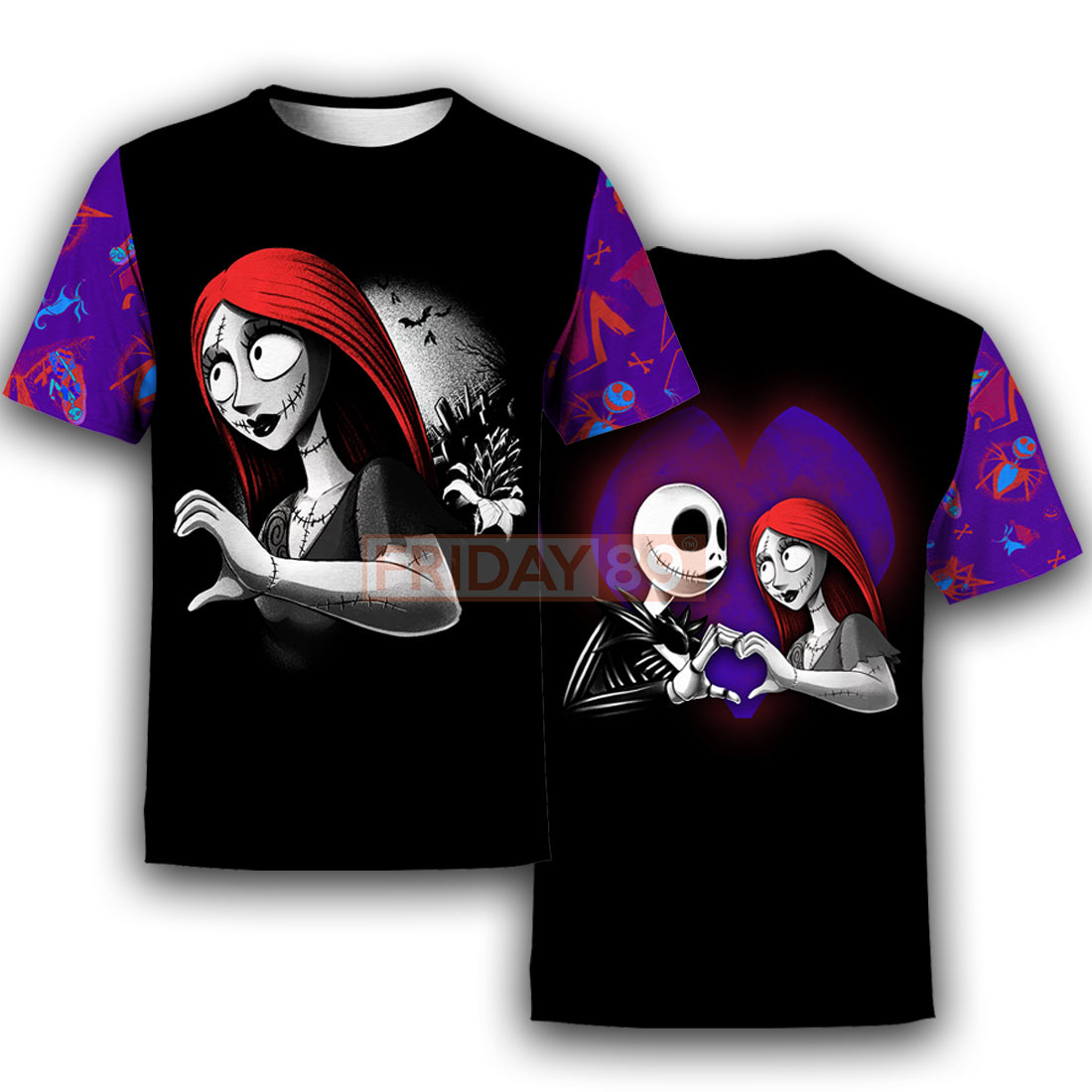 TNBC T-shirt Sally - Nightmare Matching Couple T-shirt DN Hoodie Shirt