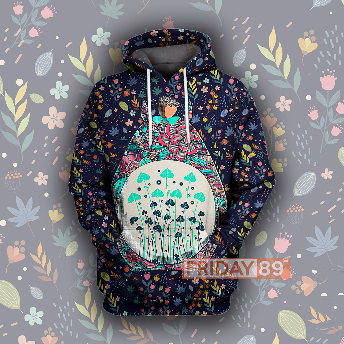 S.Ghibli Hoodie S.Ghibli My Neighbor Floral Pattern 3D Print T-shirt Awesome S.Ghibli Totoro Hoodie Sweater Tank