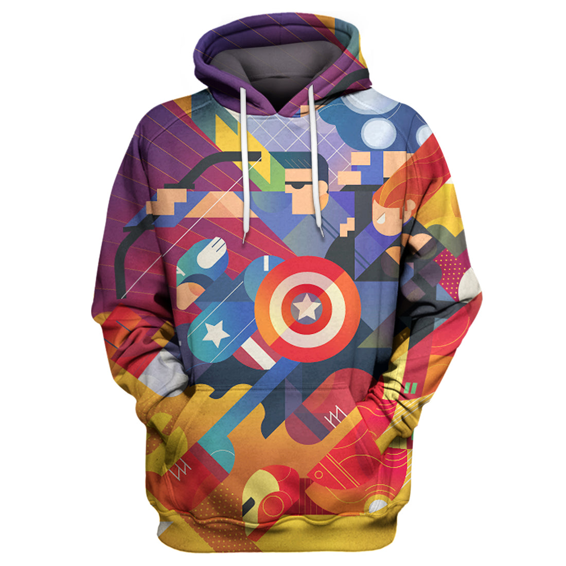 MV Avengers Hoodie Super Avengers 3D Print T-shirt Awesome MV Avengers Shirt Sweater Tank