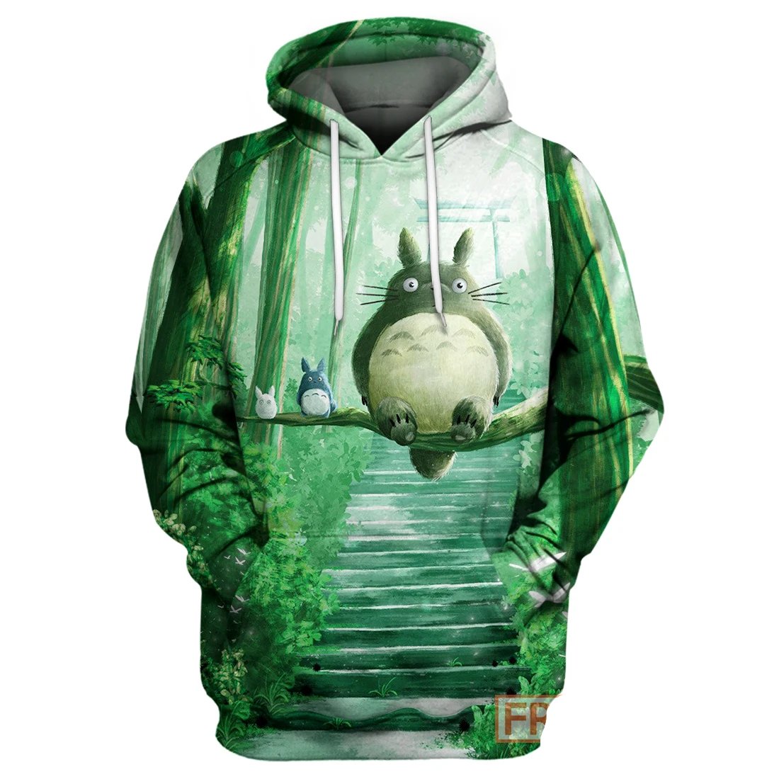 S.Ghibli Totoro Hoodie S.Ghibli Totoro And Friends Camphor Tree T-shirt Amazing S.Ghibli Totoro Shirt Sweater Tank