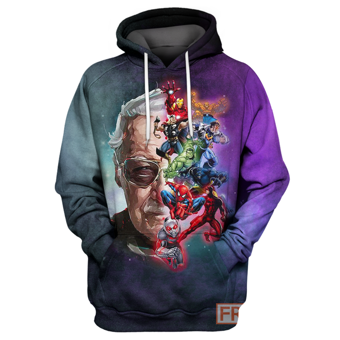 Stan Lee MV Hoodie Stan Lee & Super Hero Shirt Stan Lee Memorial T-shirt Stan Lee MV Shirt Sweater Tank