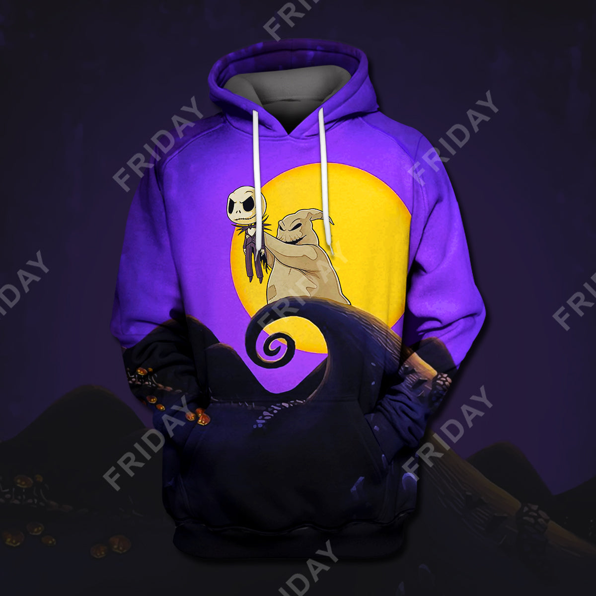 TBNC T-shirt Oogie Holing Baby Pumpkin King Nightmare T-shirt Funny DN TNBC Hoodie Sweater Tank