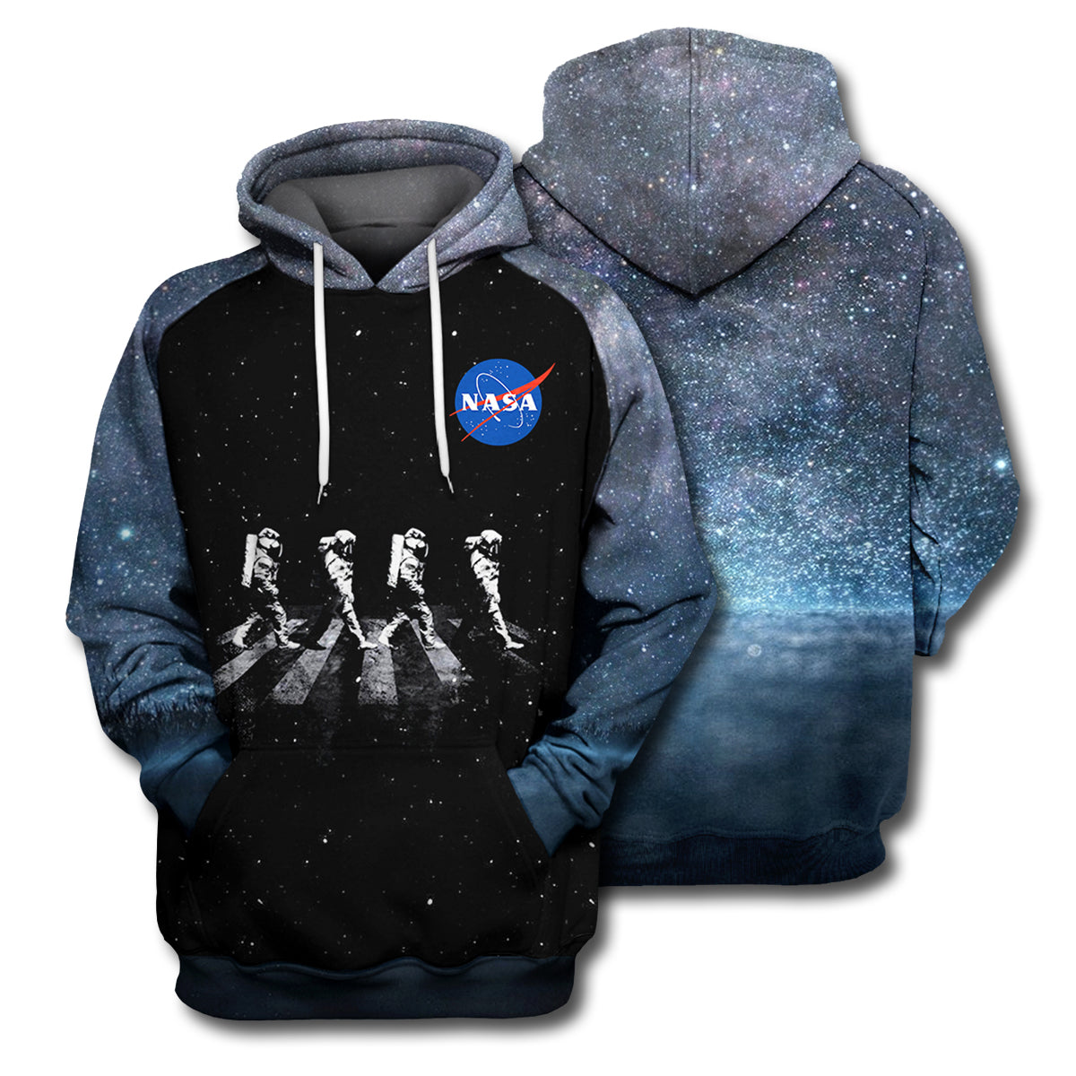 NASA T-shirt 3D Print Walking Astronauts In Space T-shirt Amazing NASA Hoodie Sweater Tank