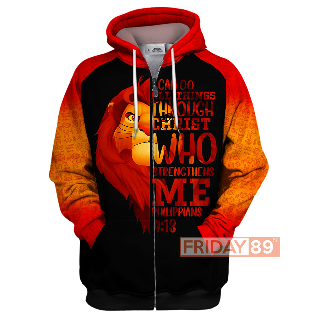 LK T-shirt Simba I Can Do All Things Through Christ Who Strengthens Me Shirt DN Hoodie Sweater Tank