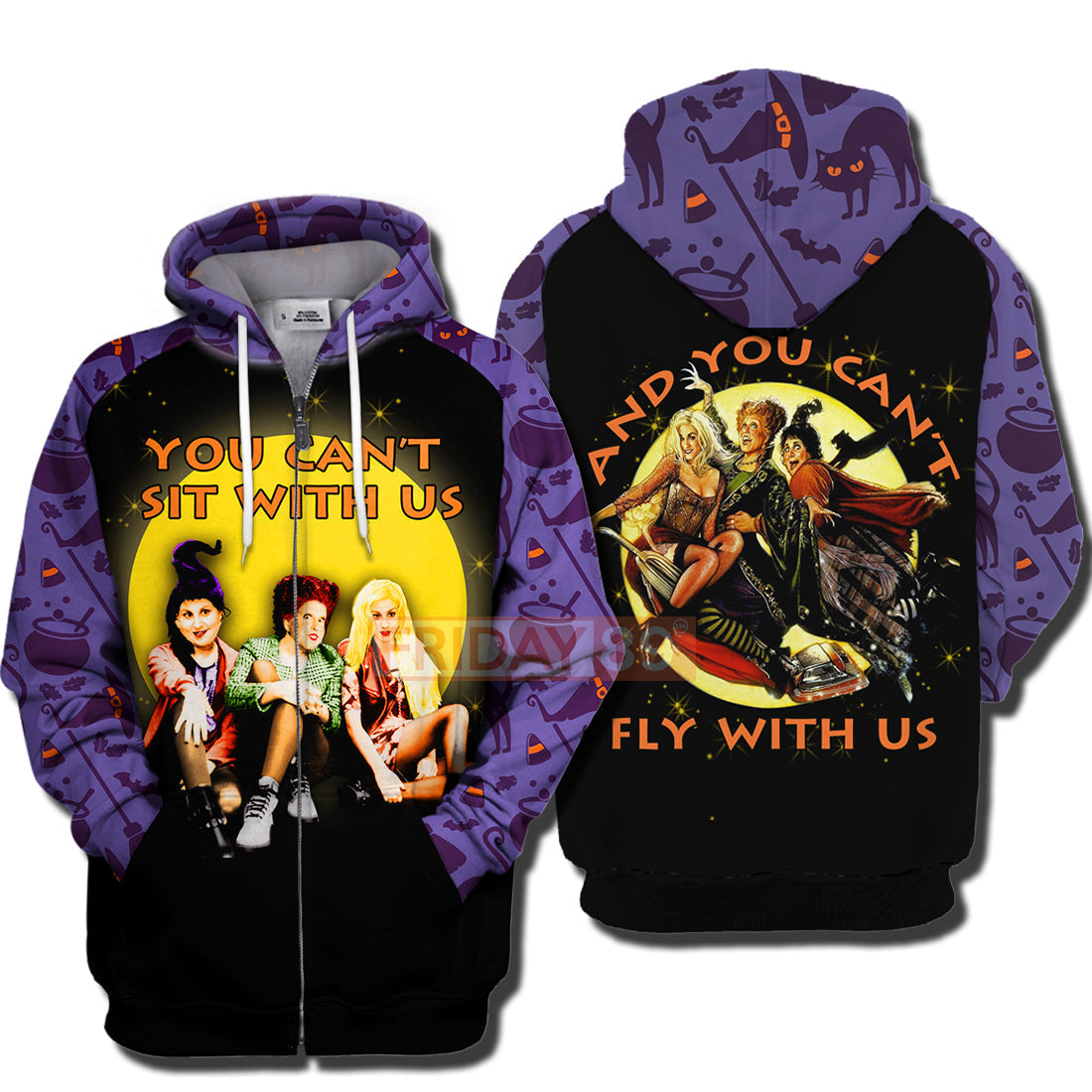 Hocus Pocus T-shirt You Can't Sit With Us T-shirt High Quality DN Hoodie Sweater Tank