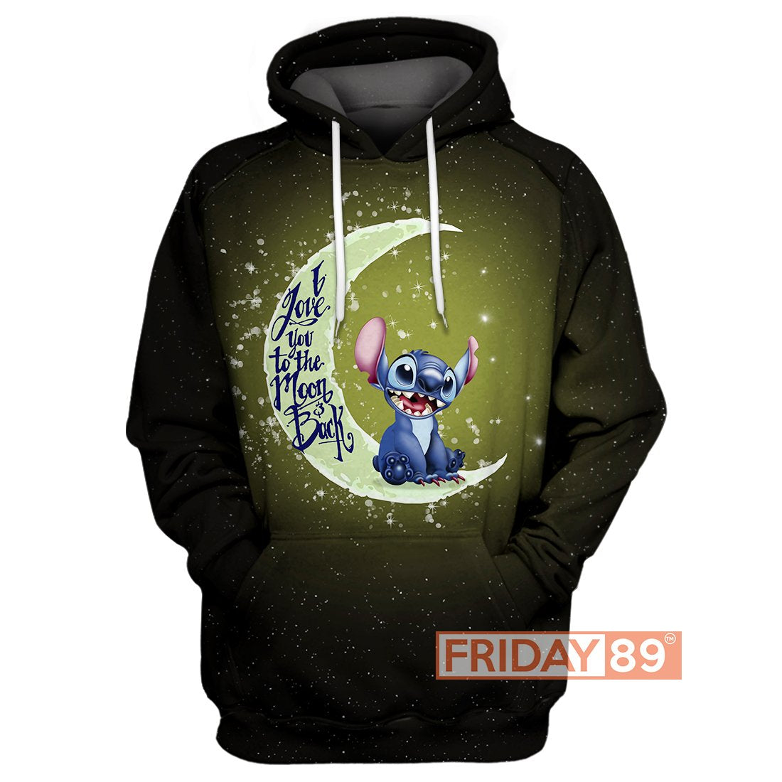 Stitch T-shirt I Love You To The Moon And Back T-shirt Hoodie