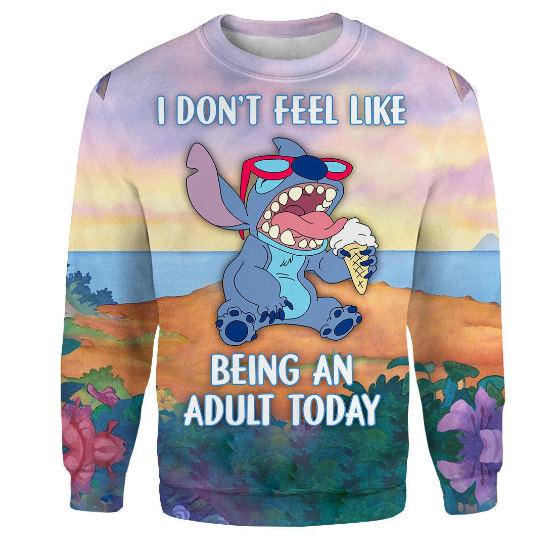 Stitch T-shirt Don't Feel Like Being An T-shirt DN Hoodie Sweater Tank