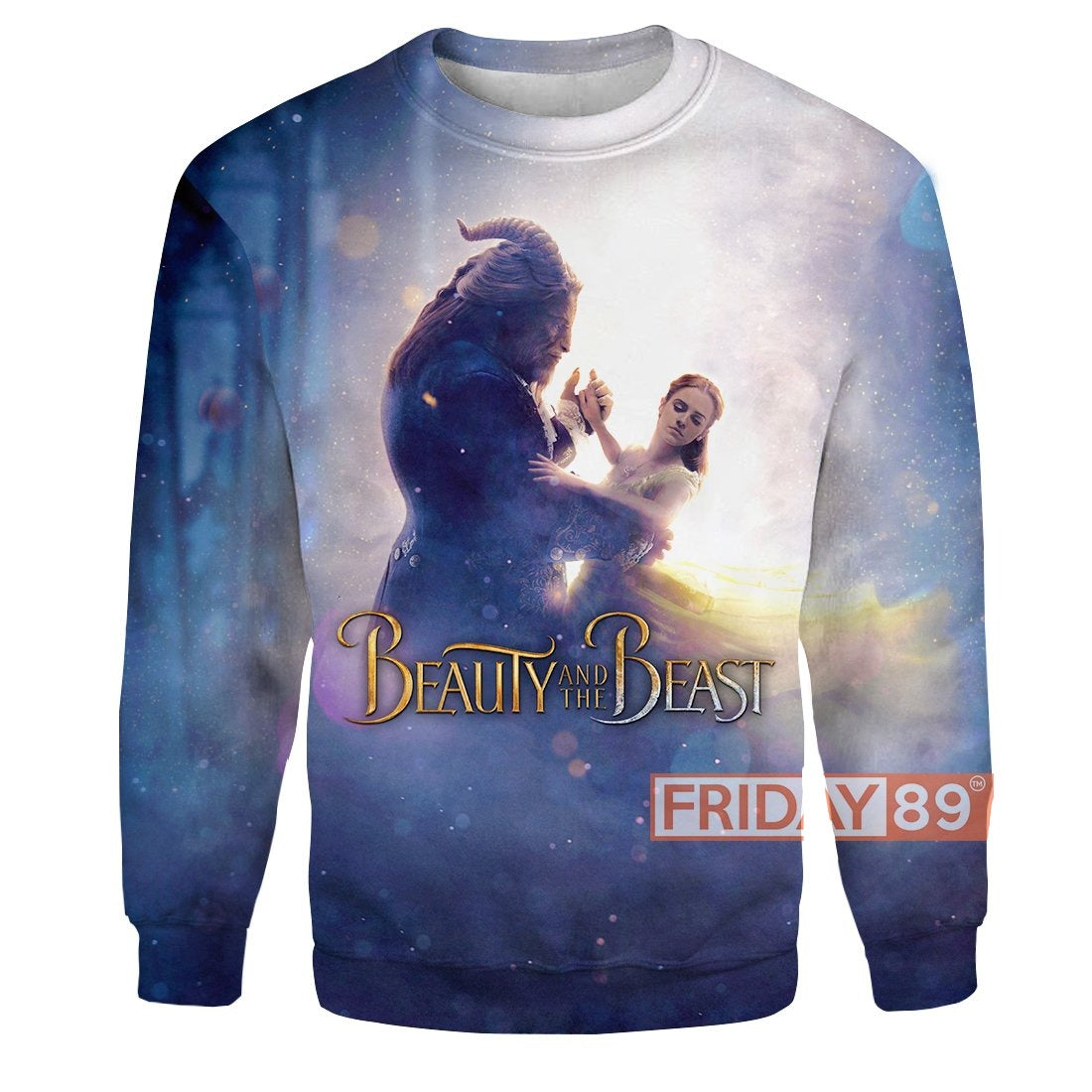 Beauty & The Beast T-shirt Beauty & The Beast Movie Live-action 3D Print T-shirt Awesome DN Hoodie Sweater Tank