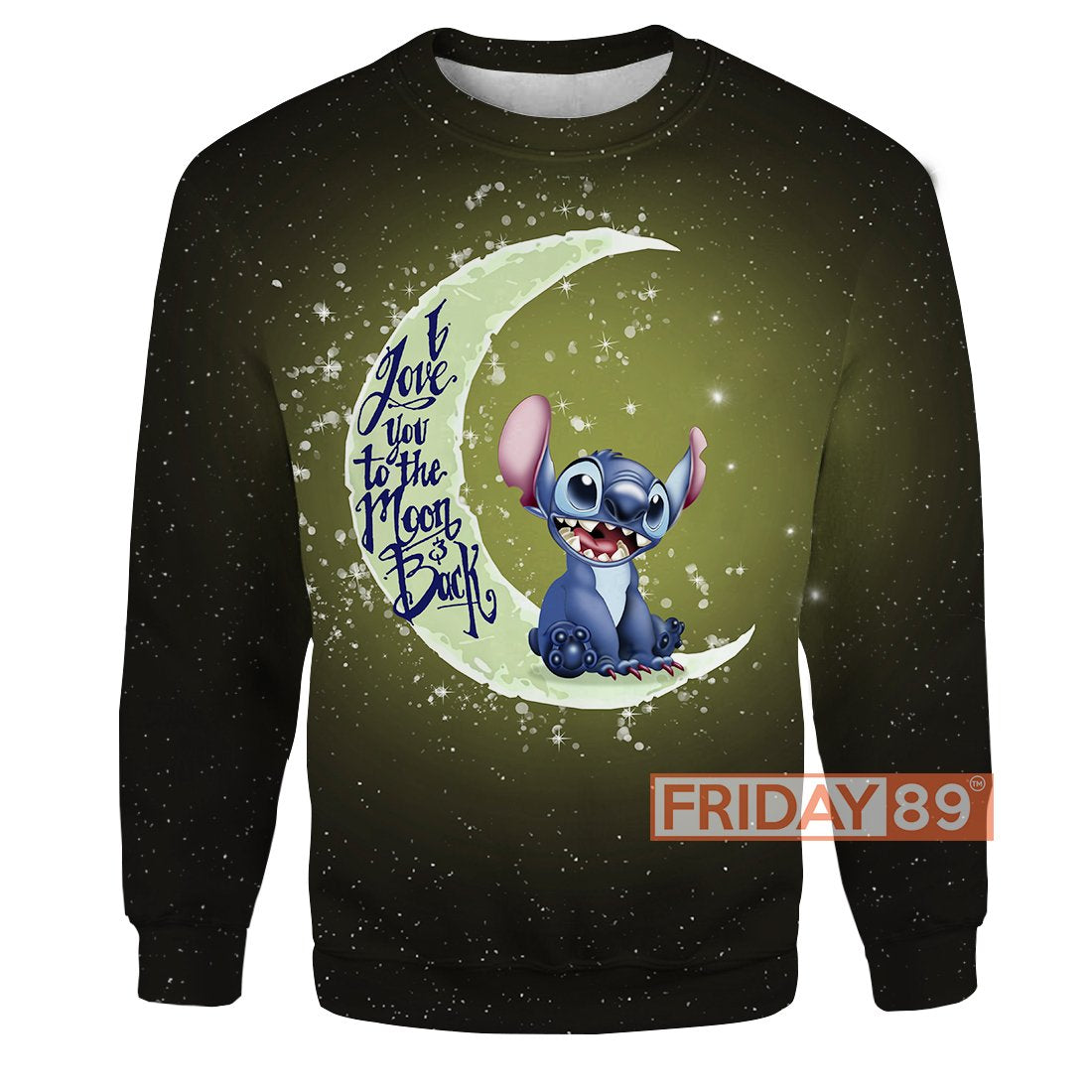 Stitch T-shirt I Love You To The Moon And Back T-shirt Hoodie