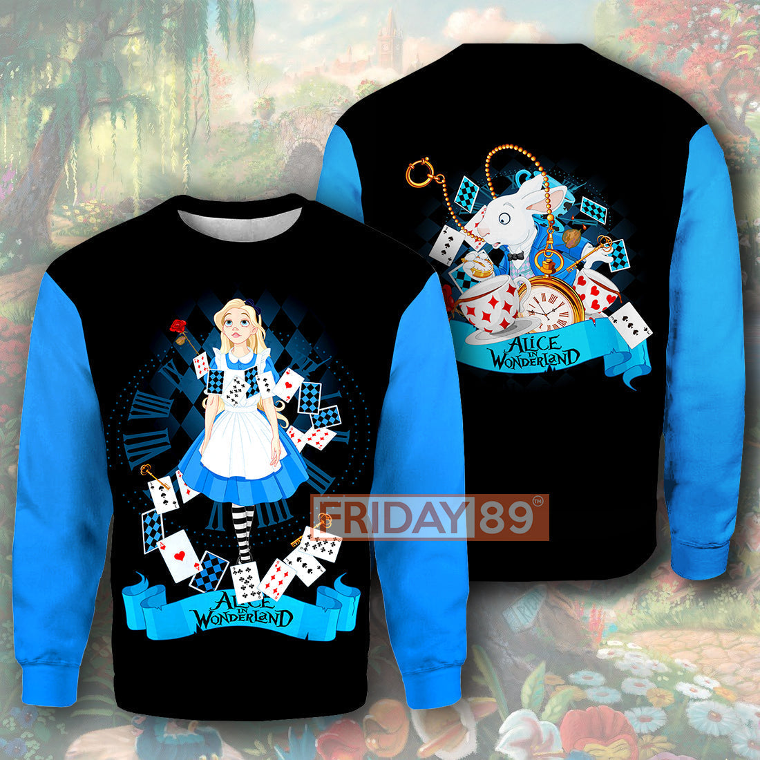 AIW T-shirt Alice Falls down The Rabbit Hole T-shirt Awesome High Quality DN Hoodie Sweater Tank