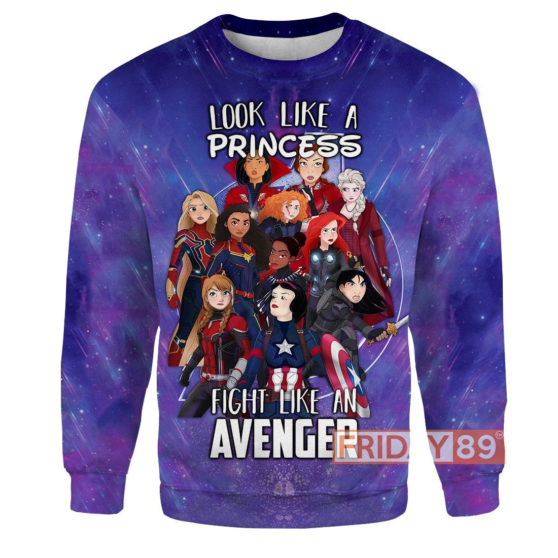 DN T-shirt Look Like A Princess Fight Like An AVs T-shirt Amazing DN Hoodie Sweater Tank