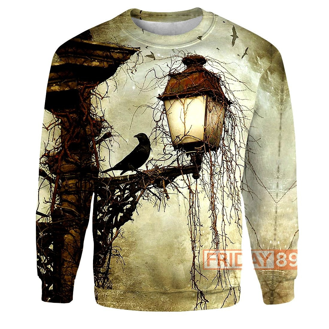Gifury Raven Hoodie Poe The Raven Art Nevermore 3D Print Hoodie Cool Raven T-shirt Tank Sweater 2023