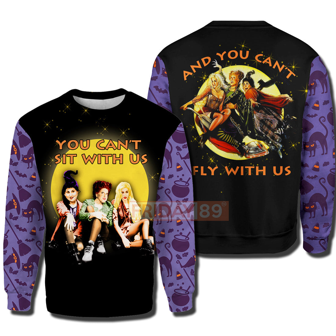 Hocus Pocus T-shirt You Can't Sit With Us T-shirt High Quality DN Hoodie Sweater Tank