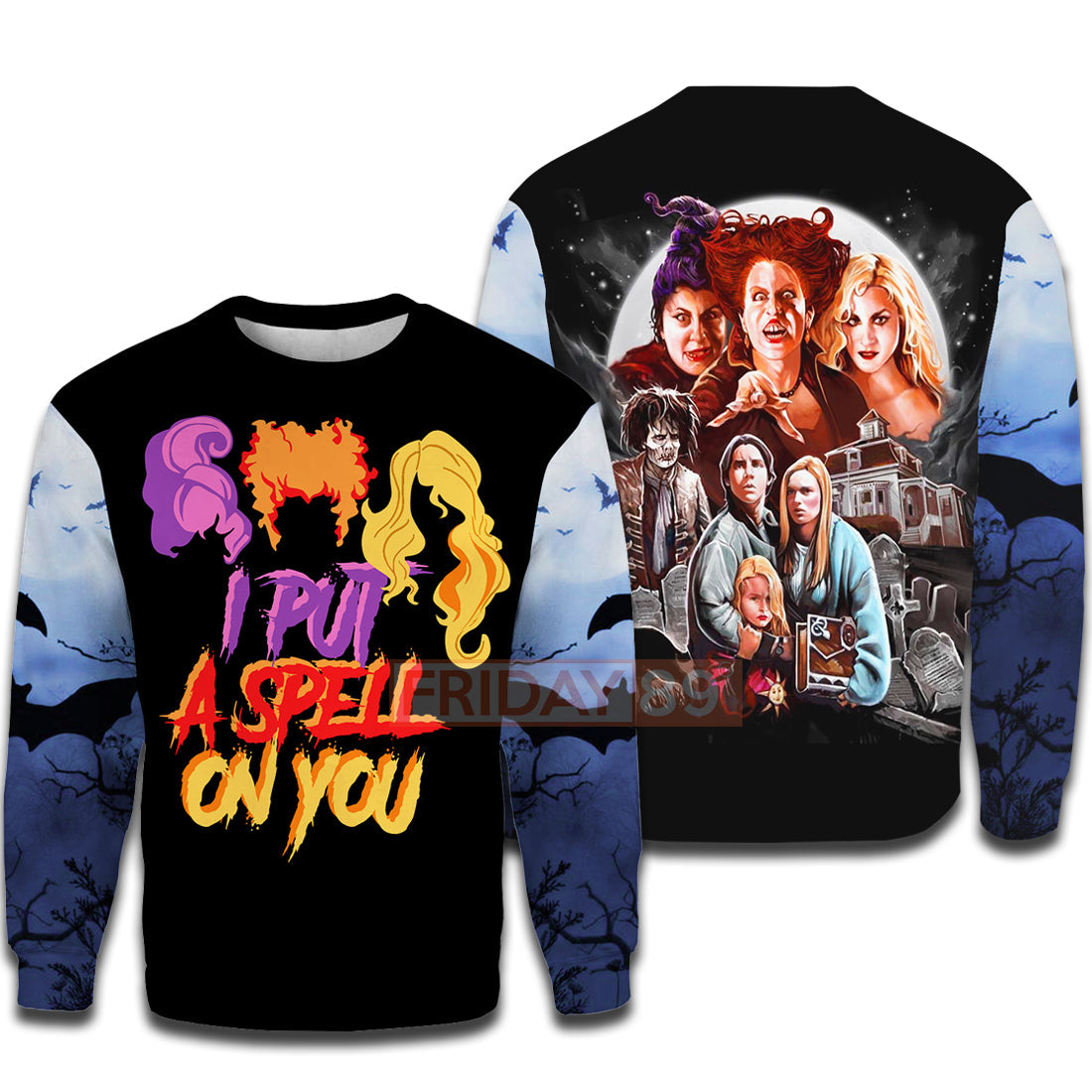 Hocus Pocus T-shirt I Put A Spell On You T-shirt Awesome DN Hoodie Sweater Tank