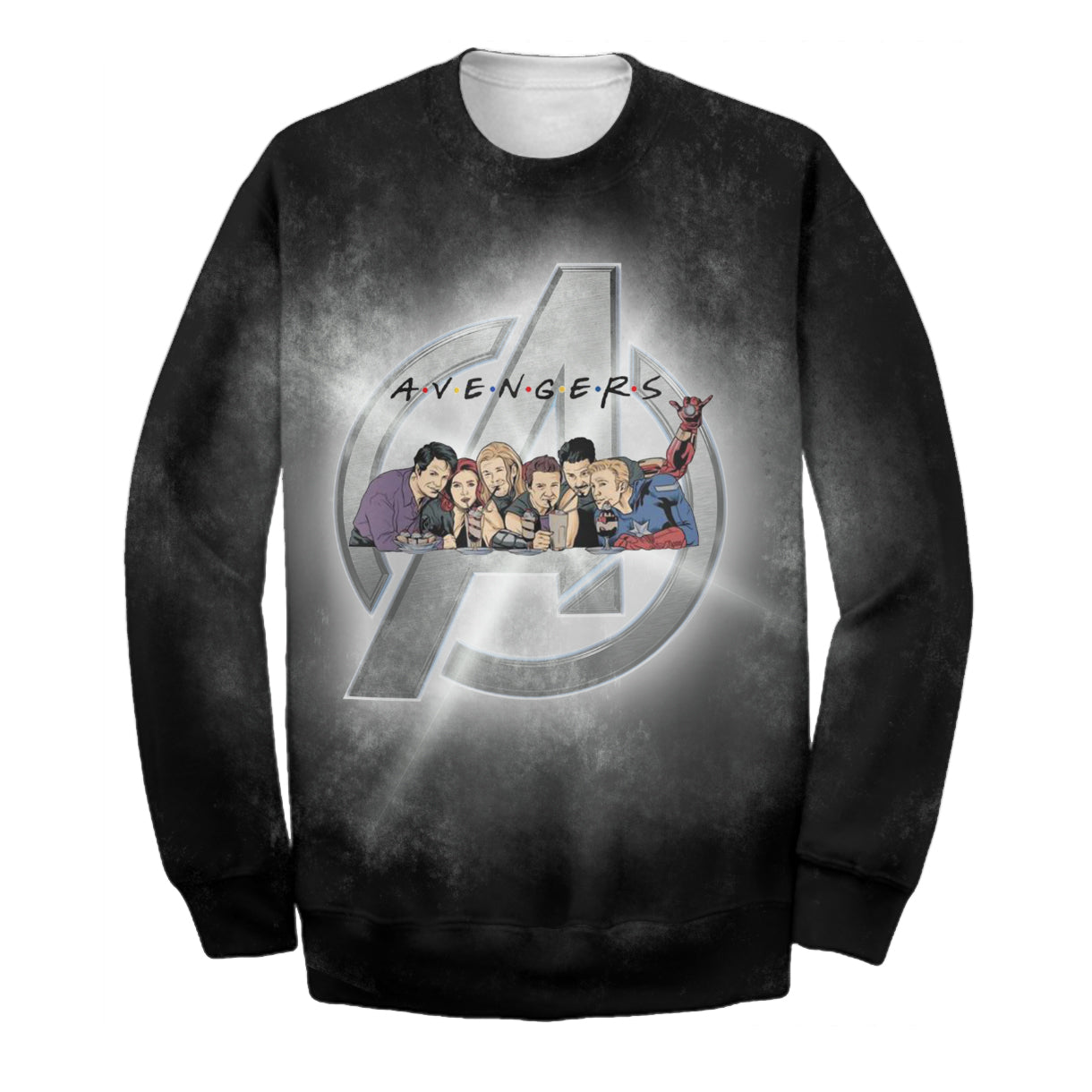 MV Hoodie Avengers Friends 3D Print Black T-shirt Amazing MV Avengers Shirt Sweater Tank 2024
