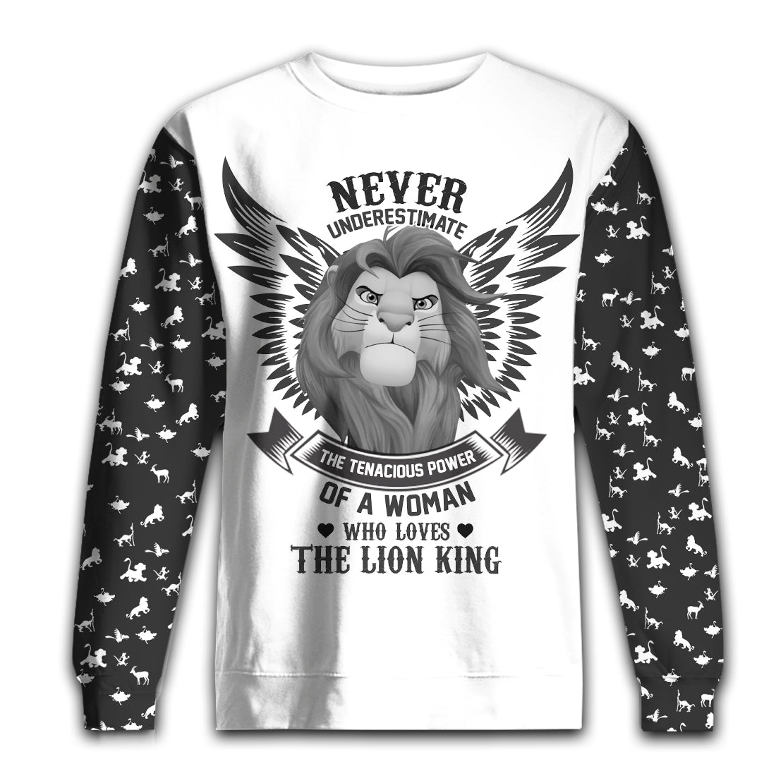 LK T-shirt Never Underestimate Lion King T-shirt Awesome DN Hoodie Sweater Tank