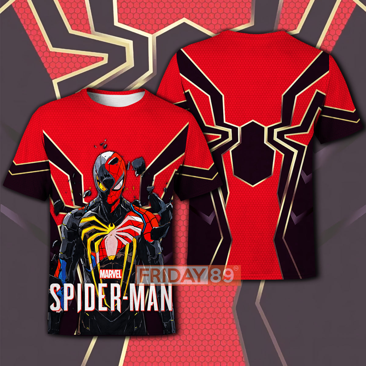 MV SM HOODIE SM SPIDER RED IN BLACK 3D PRINT HOODIE COOL HIGH QUALITY MV SM SHIRT SWEATER TANK 2025
