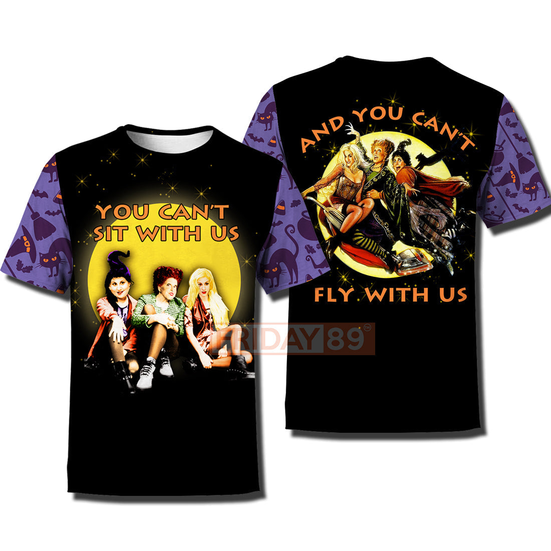 Hocus Pocus T-shirt You Can't Sit With Us T-shirt High Quality DN Hoodie Sweater Tank