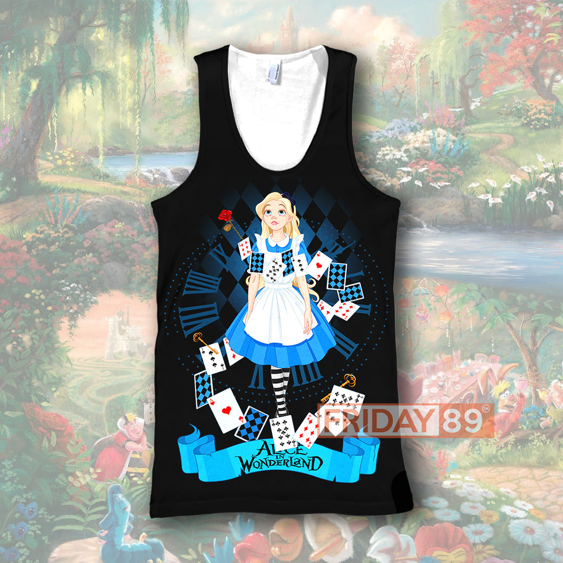 AIW T-shirt Alice Falls down The Rabbit Hole T-shirt Awesome High Quality DN Hoodie Sweater Tank