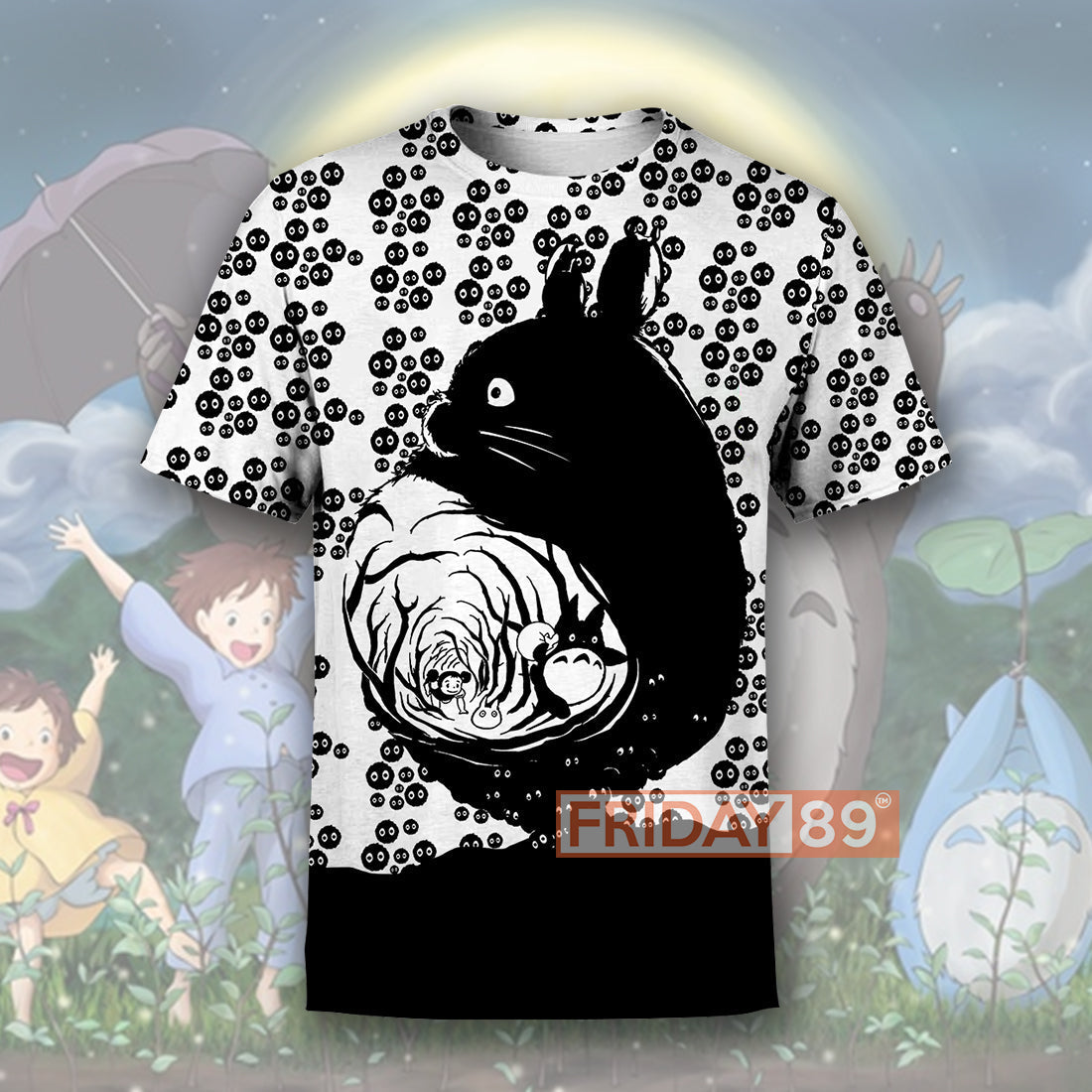 S.Ghibli T-shirt S.Ghibli Totoro Dust Bunnies Totoro Art 3D Print T-shirt Amazing High Quality S.Ghibli Totoro Hoodie Sweater Tank