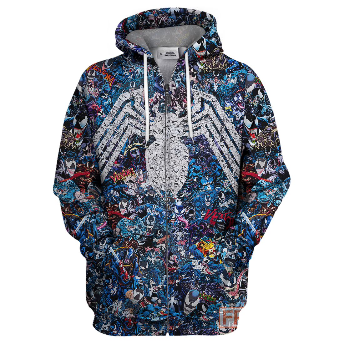 Venom MV Hoodie All Over Print Pattern Venom T-shirt Venom MV Shirt Sweater Tank