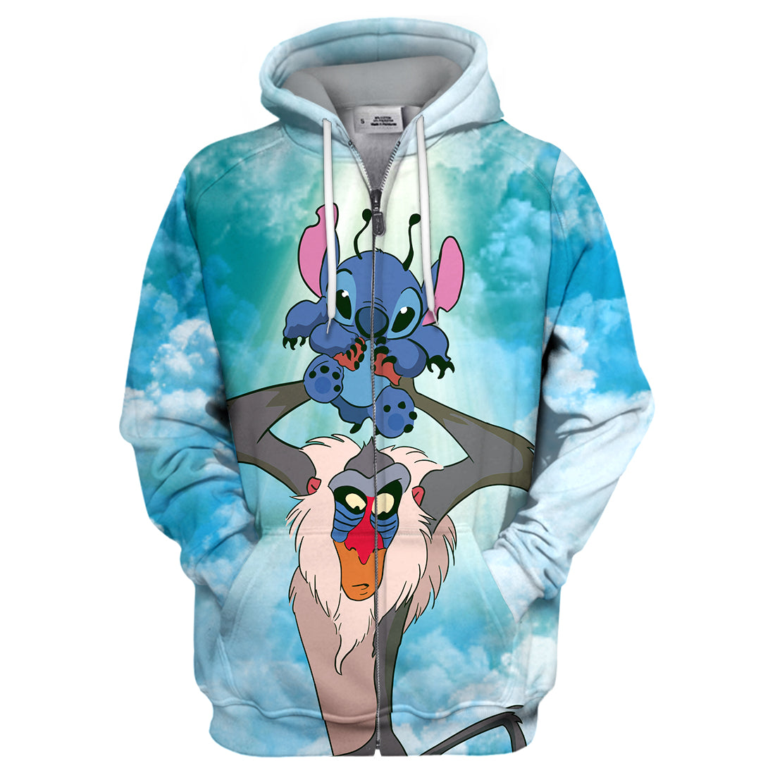 LK Stitch T-shirt 3D Print Rafiki & Stitch T-shirt Amazing DN Hoodie Sweater Tank