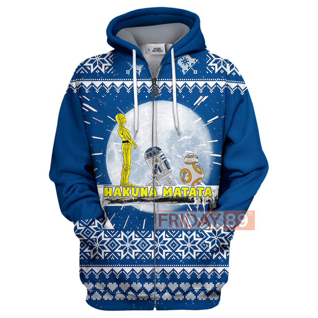 SW T-shirt Hakuna Matata Droidata R2-D2 C3PO And BB8 T-shirt Funny Amazing SW Hoodie Sweater Tank 2026