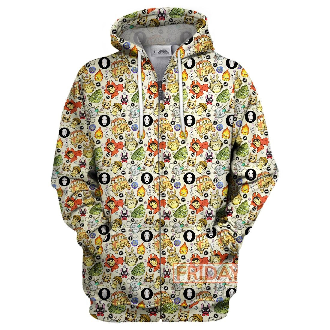 S.Ghibli Hoodie S.Ghibli All Characters Emoji Spirited Away Totoro T-shirt Amazing S.Ghibli Shirt Sweater Tank