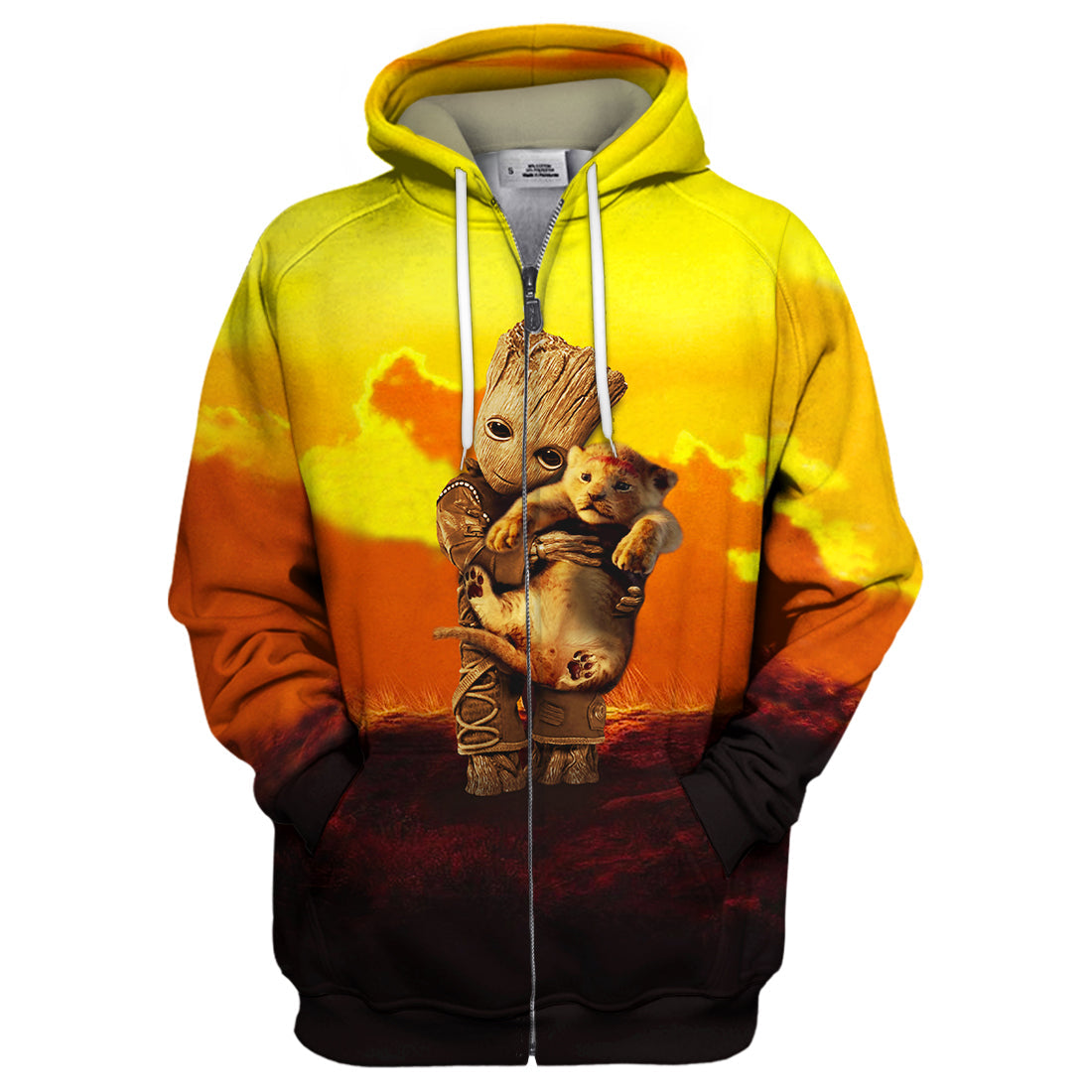 LK T-shirt 3D Print Groot Hug Lion T-shirt Awesome DN Hoodie Sweater Tank